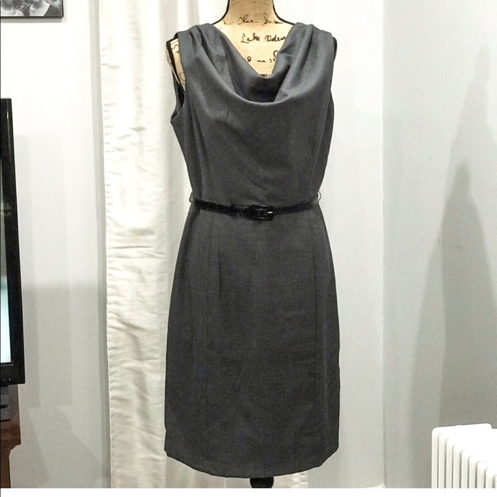 H&M grey sheath dress size 14